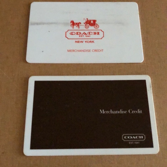Coach Other - 🌹2 COACH merchandise gift cards🌹